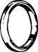 FONOS 84137 Gasket, exhaust pipe